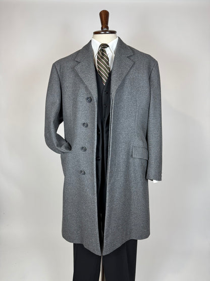 Cappotto sartoriale grigio anni '60 - tg. 46-48