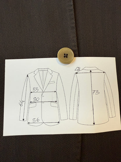 Giacca Tagliatore in cotone herringbone sfoderata - tg. 50