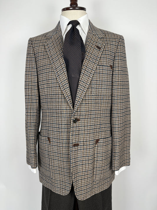 Giacca tweed pied-de-poule Lane Crawford Hong Kong anni ‘60/‘70 - tg. 48/50