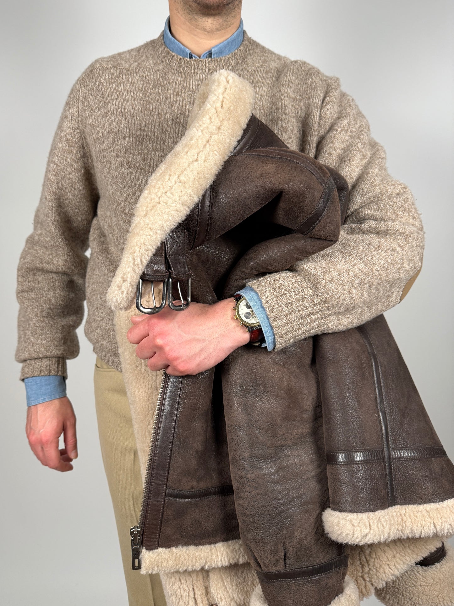 Bomber shearling Chevignon B3 - XL