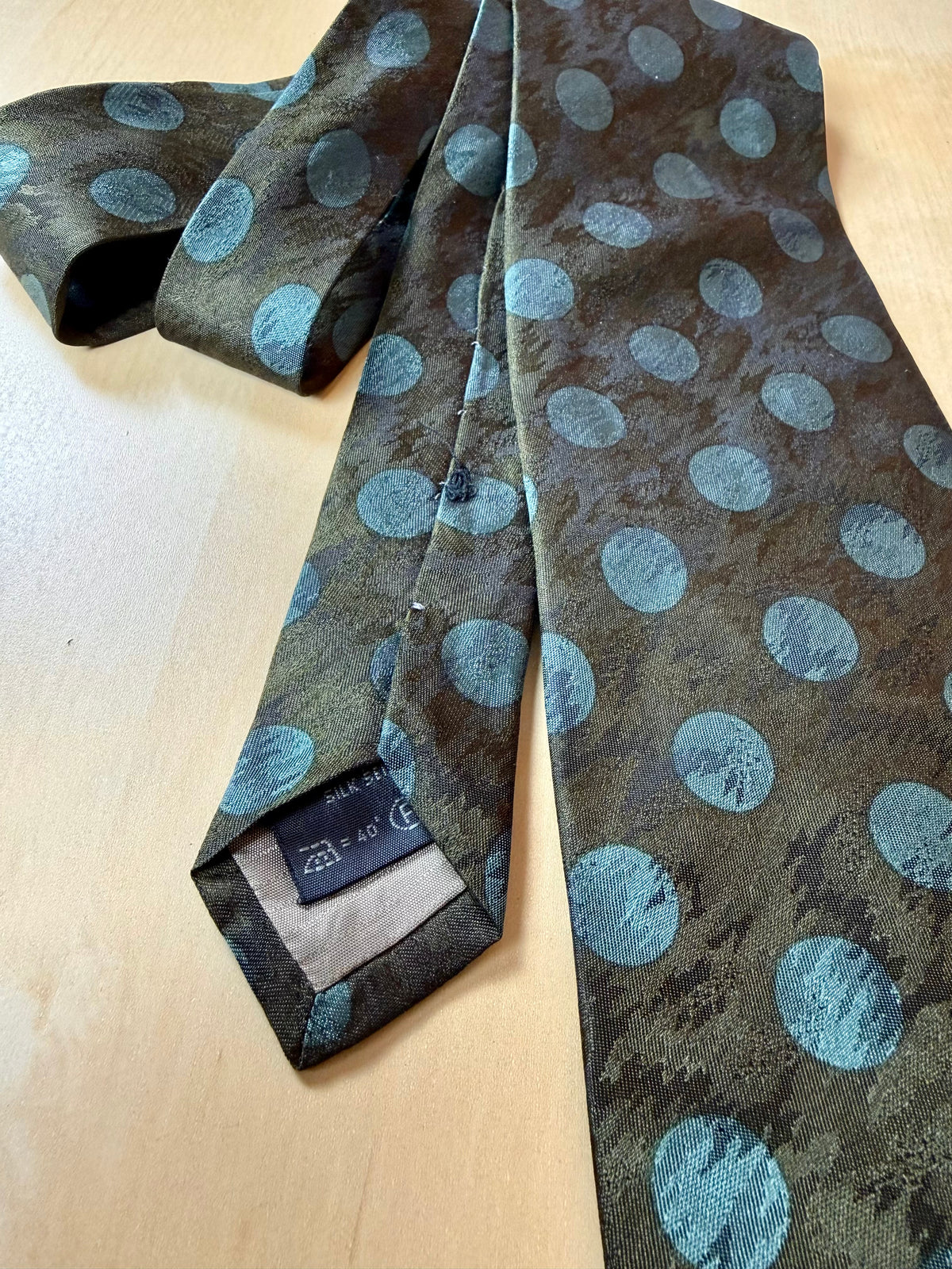 Cravatta Ermenegildo Zegna pois verde jacquard