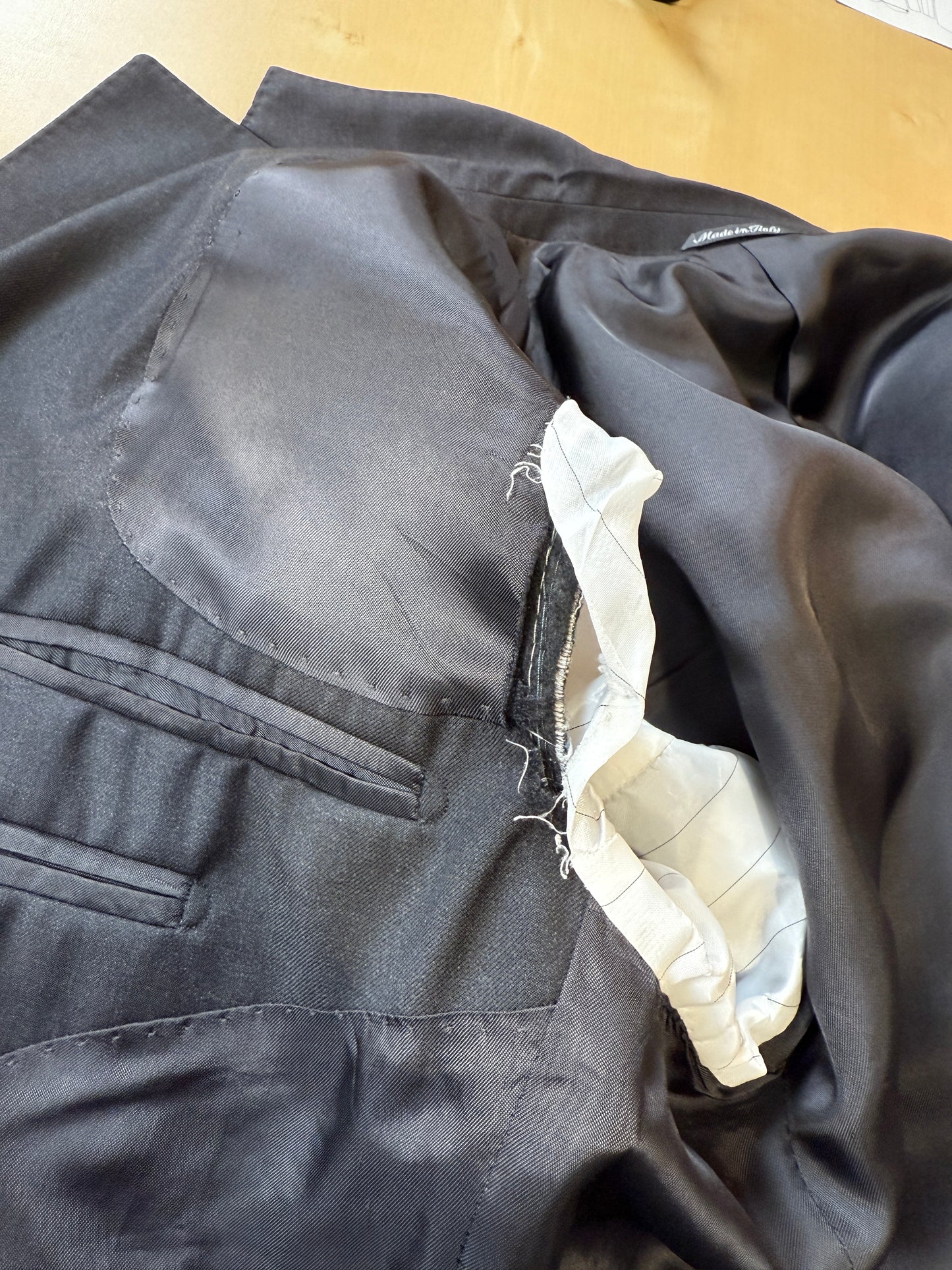 Completo Alexander McQueen anni ‘90 grigio antracite - tg. 48