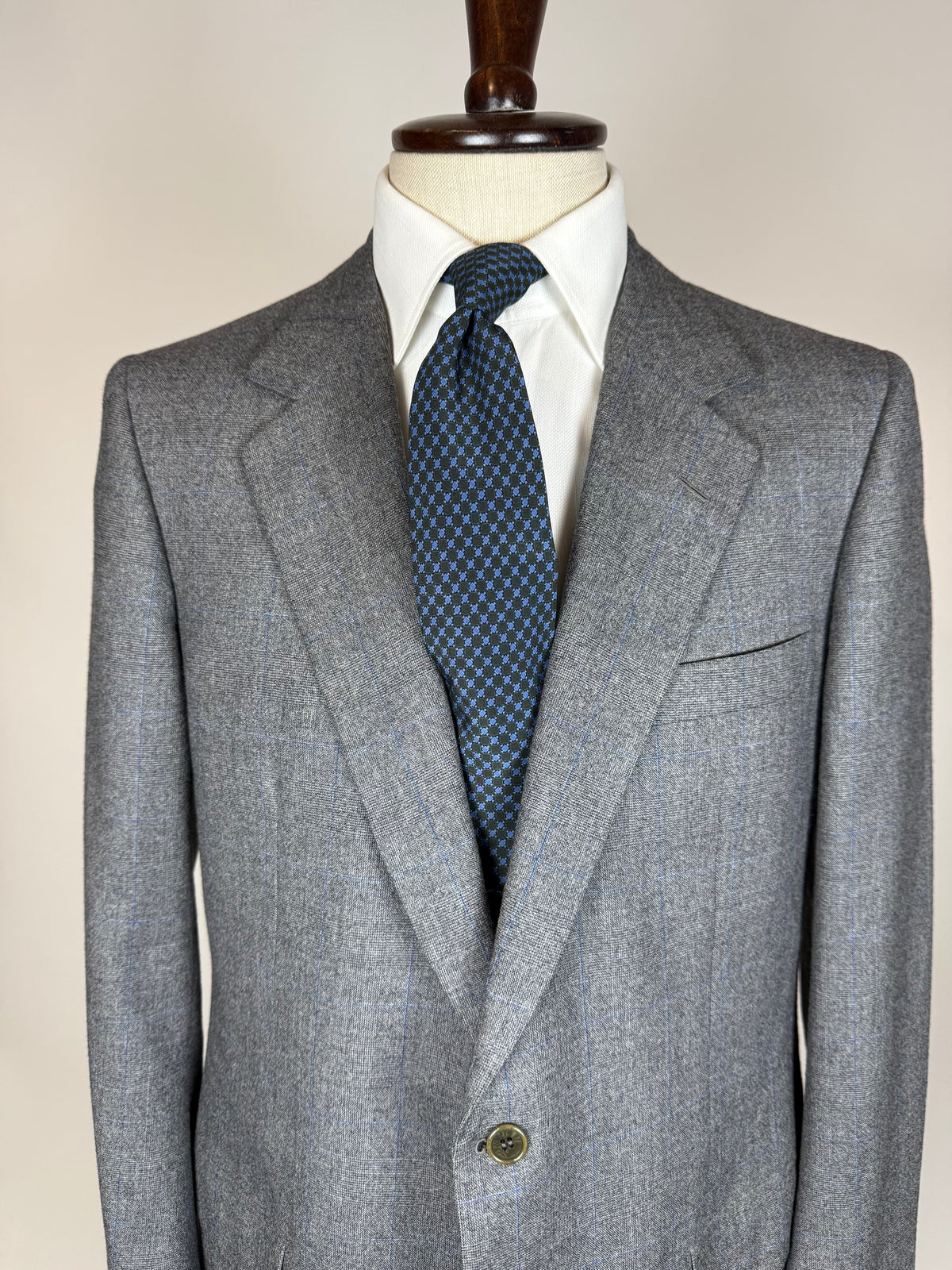 Giacca Brioni anni '80 flanella principe di Galles - tg. 52/54