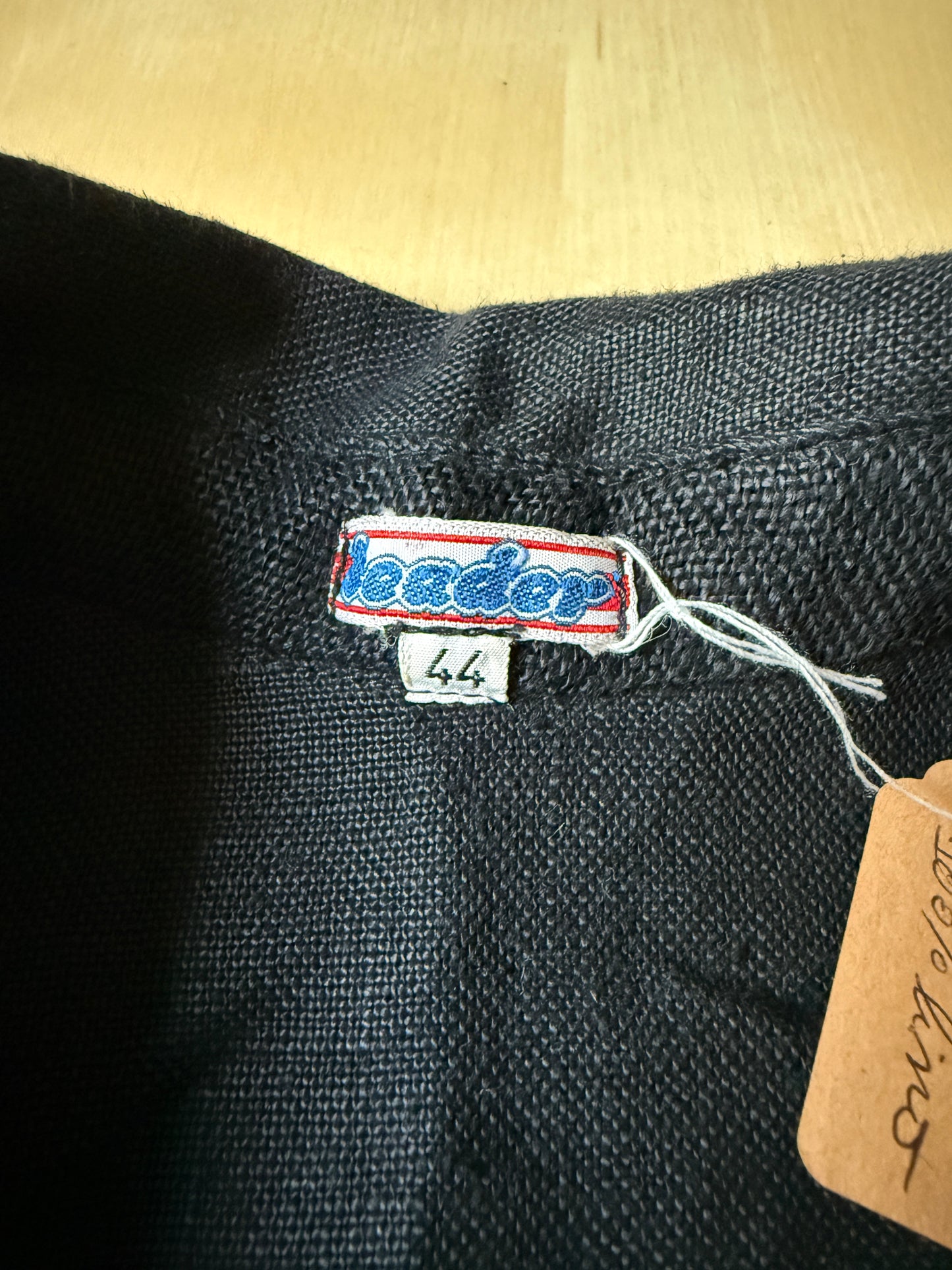 Tuta in lino nera anni ‘70 - tg. 44