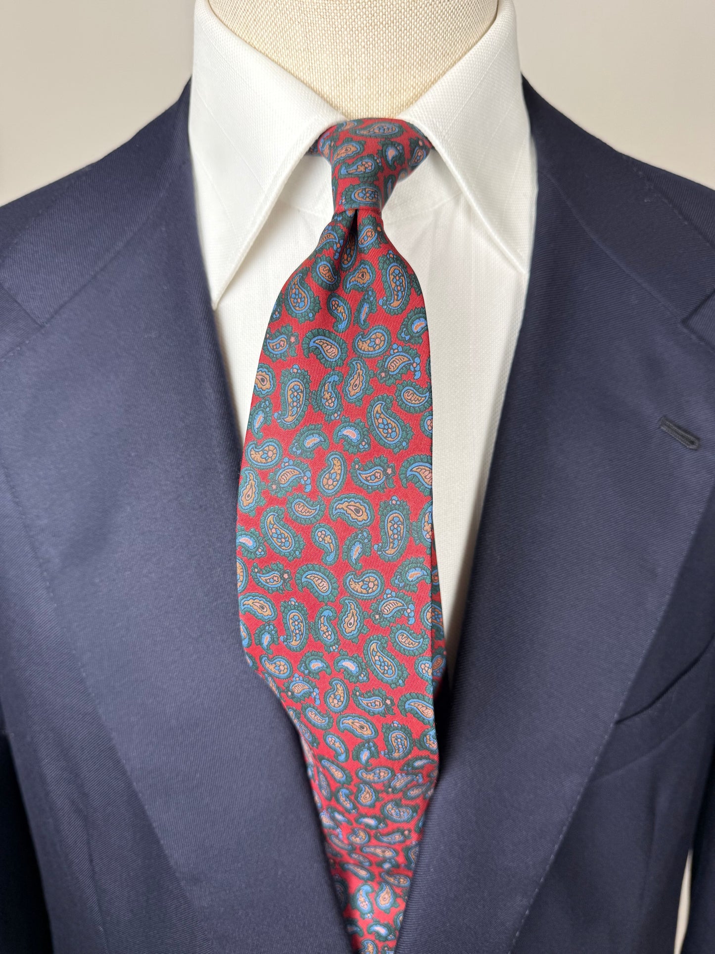 Cravatta inglese Drake’s paisley