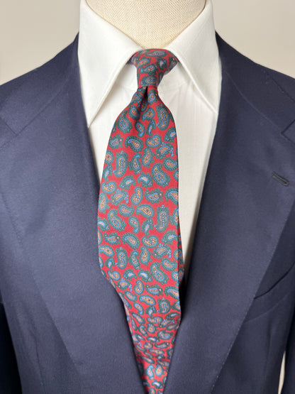 Cravatta inglese Drake’s paisley