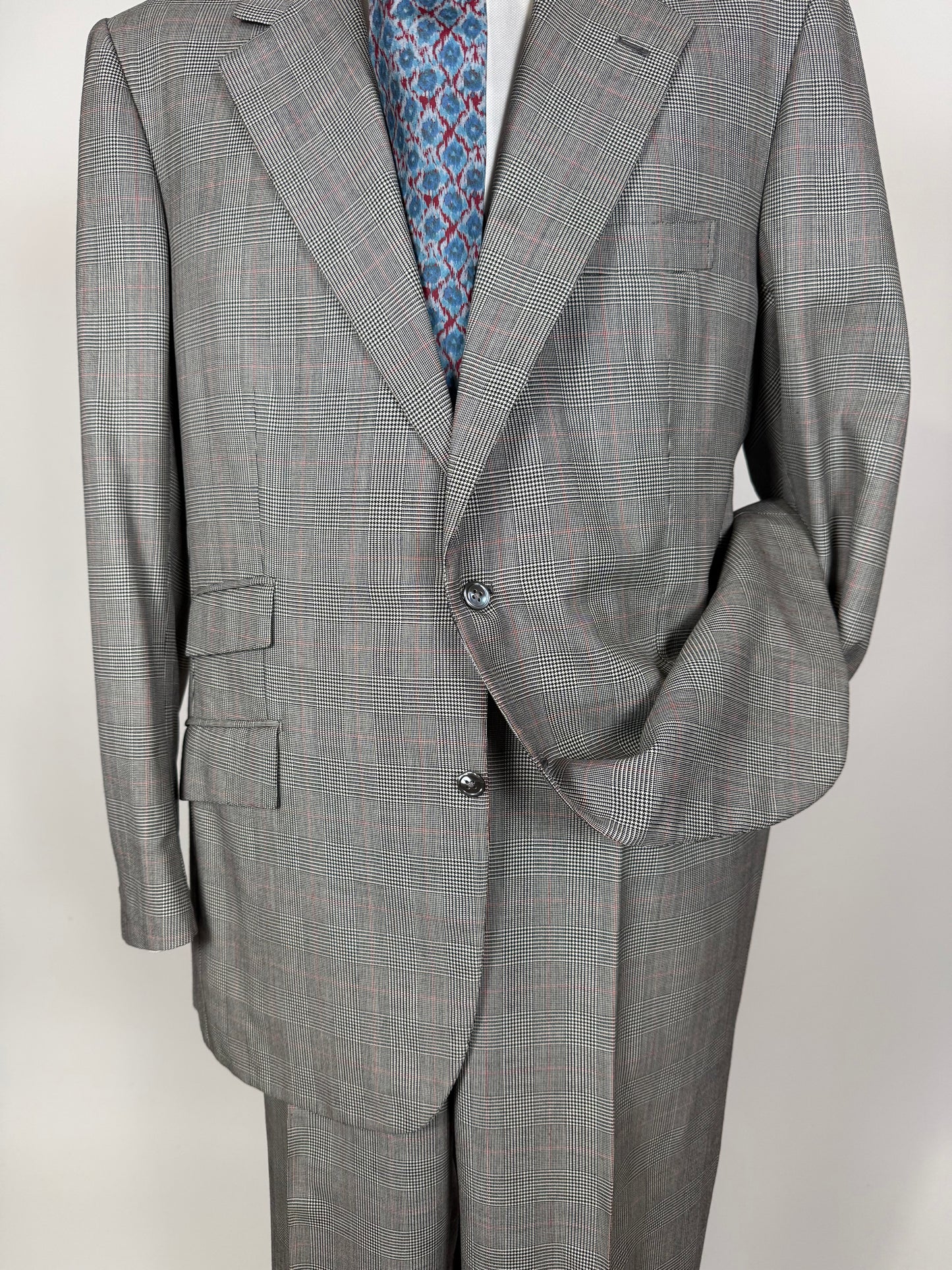 Completo sartoriale principe di Galles pettinato - tg. 54/56