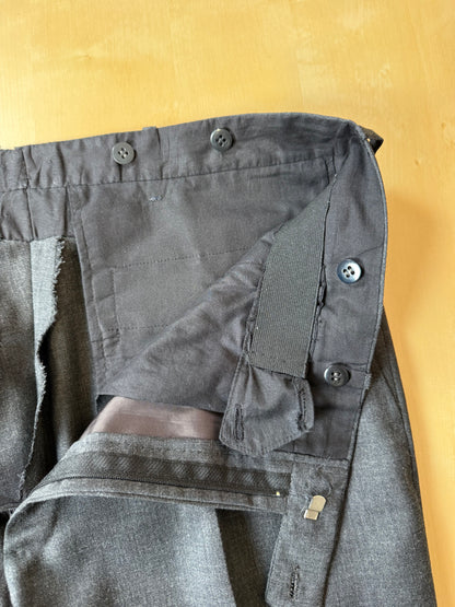 Pantaloni sartoriali fresco lana antracite - tg. 52