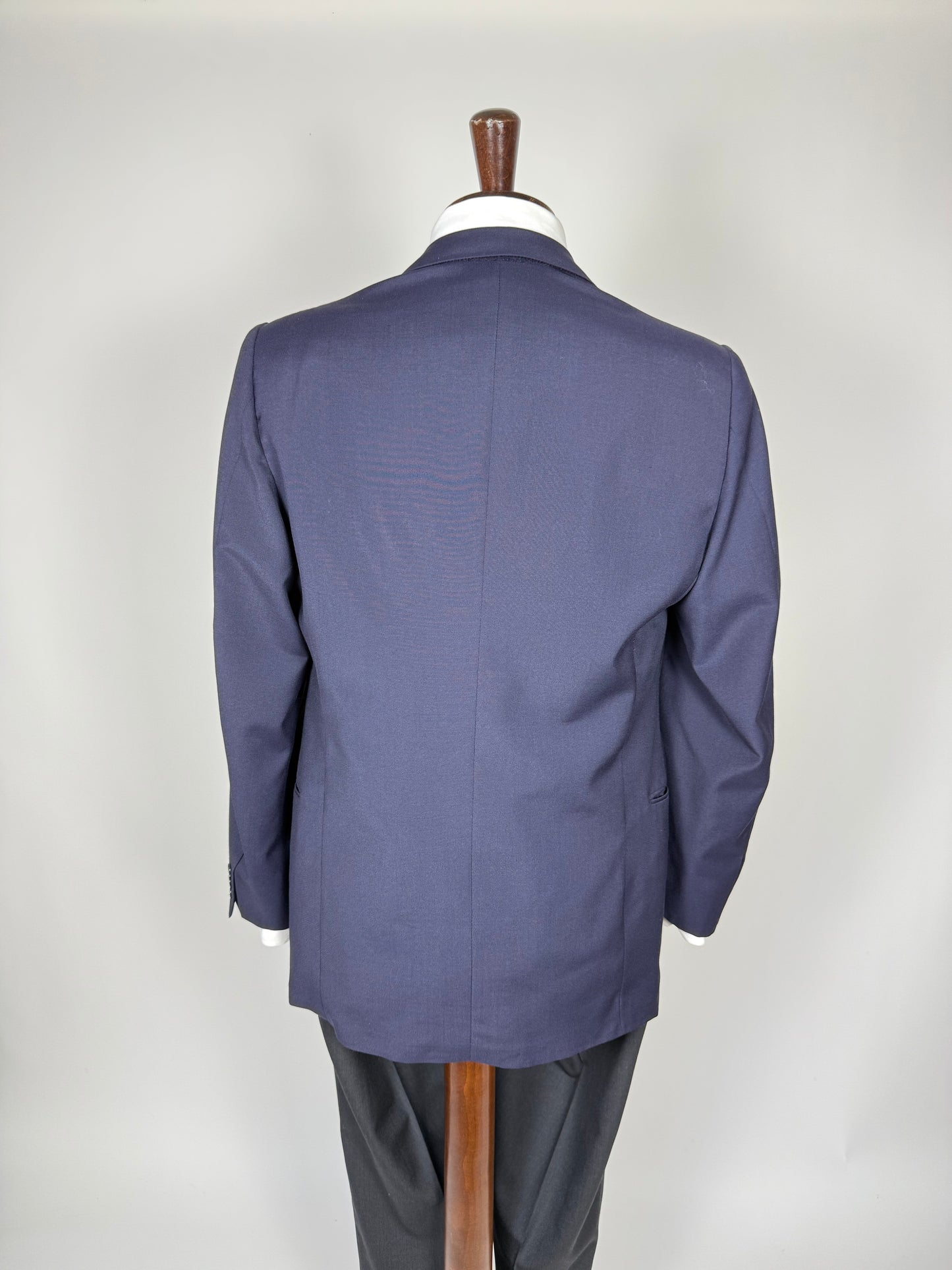 Giacca anni '60/'70 lana-terital blu - tg. 50/52