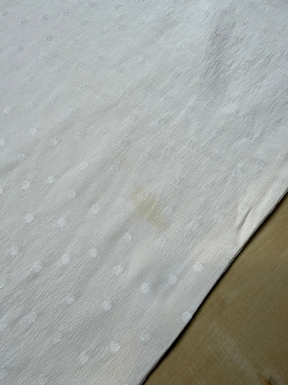 Sciarpa in seta da smoking vintage a pois jacquard