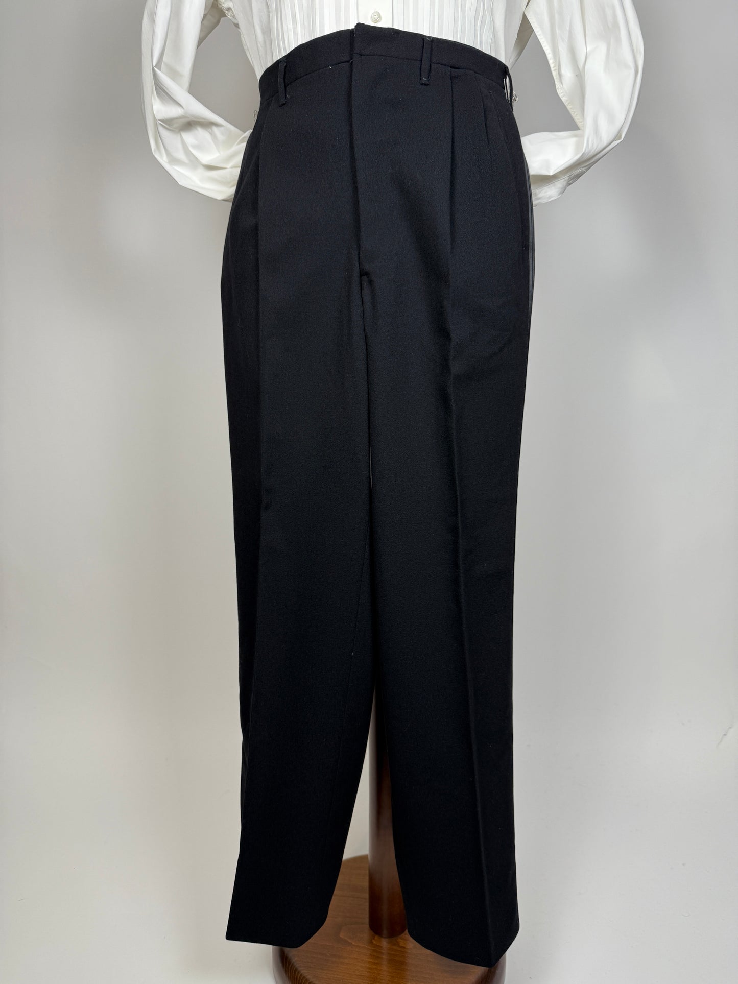 Smoking doppiopetto sartoriale anni ‘50 - tg. 46/48 (pantaloni 44)