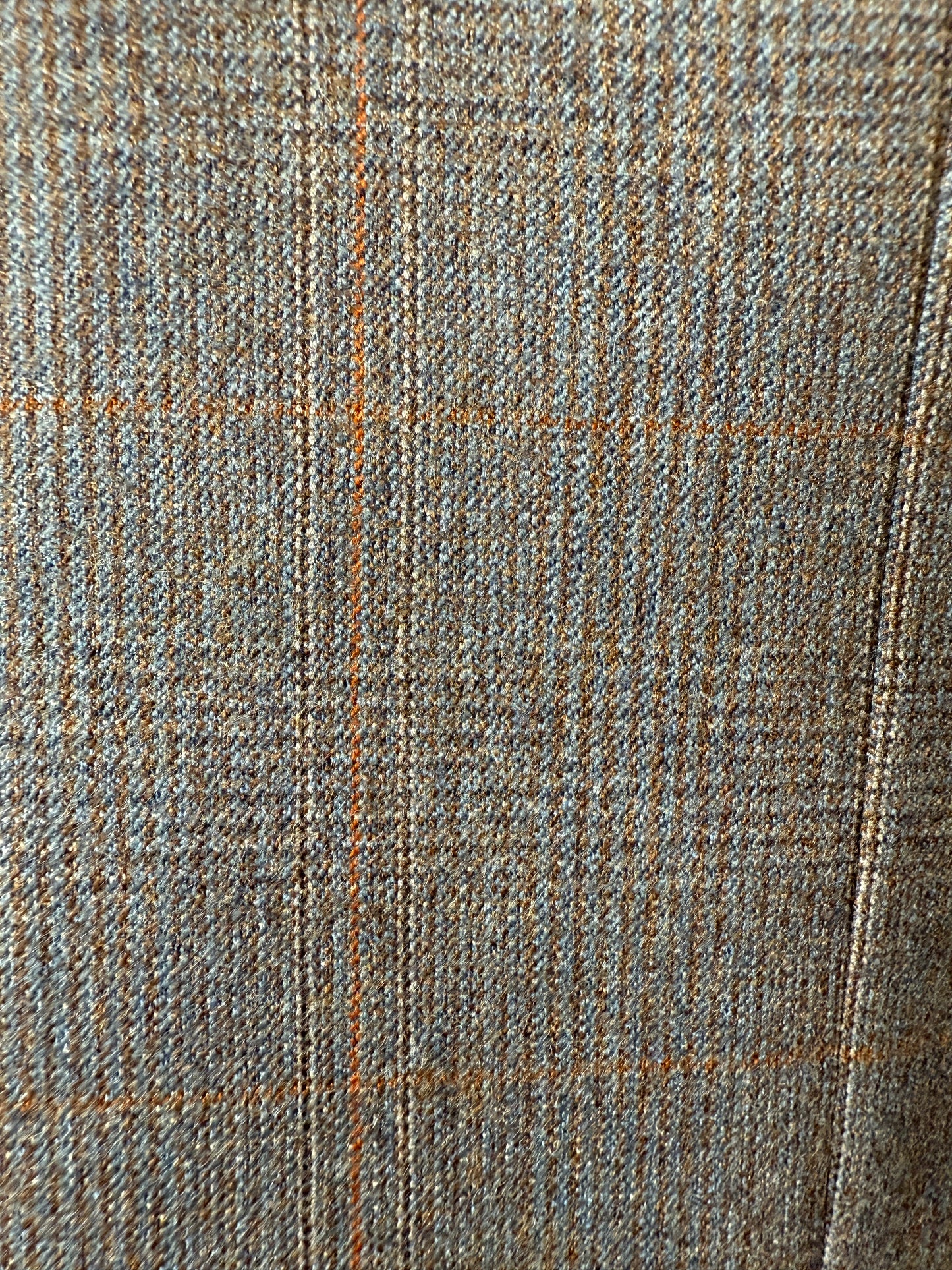 Completo doppiopetto anni ‘70/‘80 flanella principe di Galles (NOS) - tg. 48