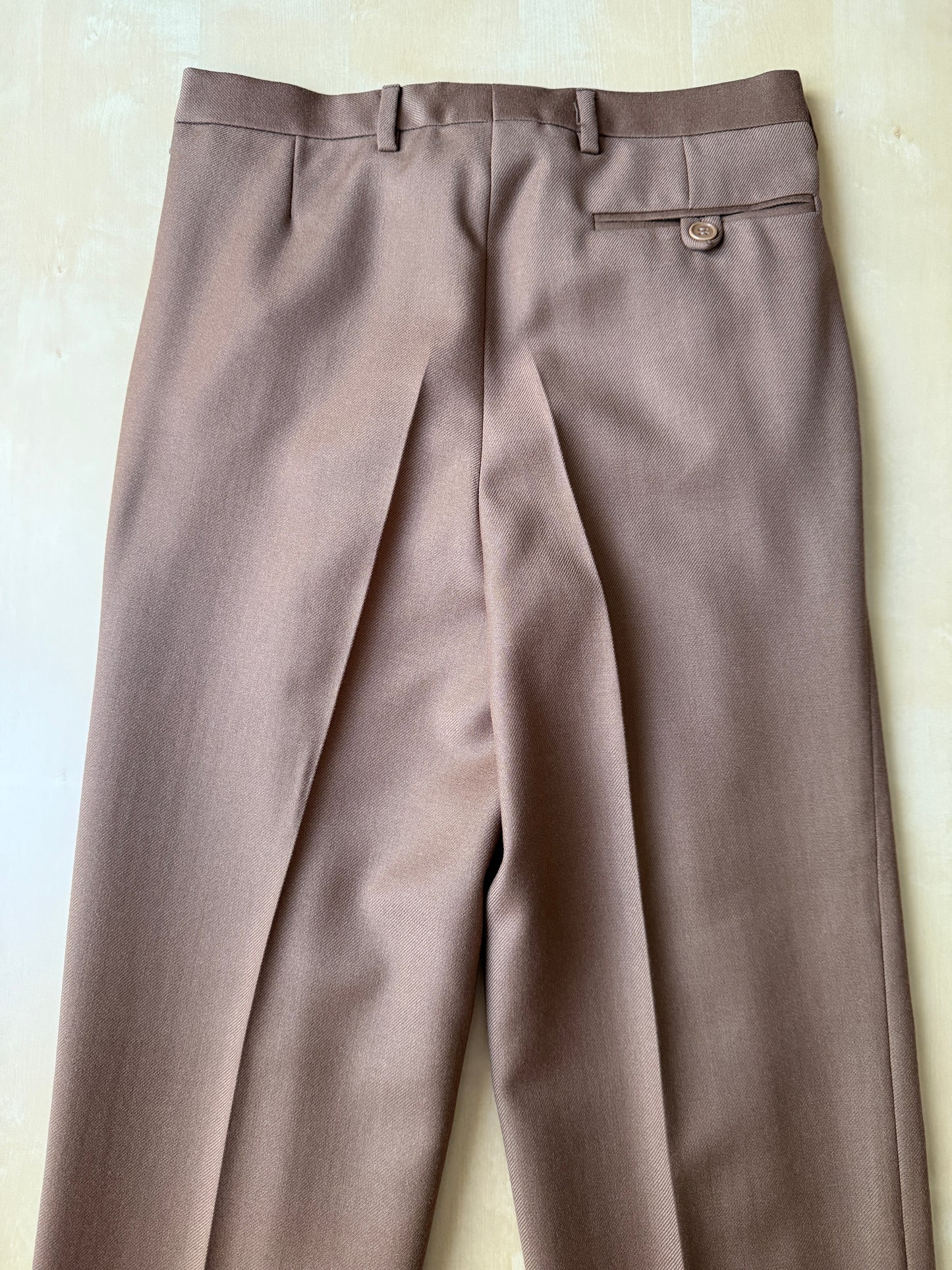 Completo 3 pezzi Marzotto anni ‘70/'80 color cammello (NOS) - tg. 42