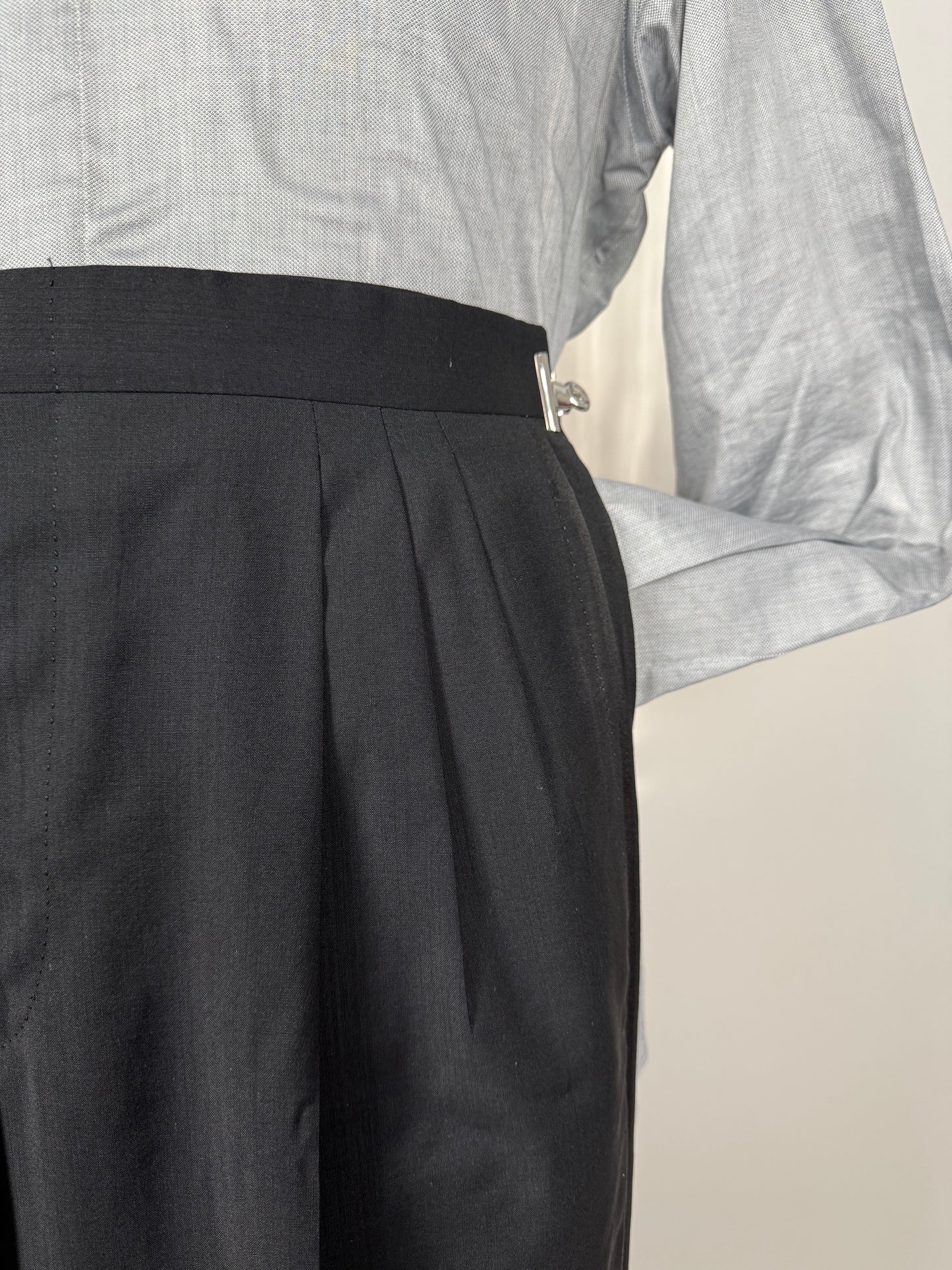 Smoking Ermenegildo Zegna in fresco lana anni ‘80/‘90 - tg. 48 drop 7