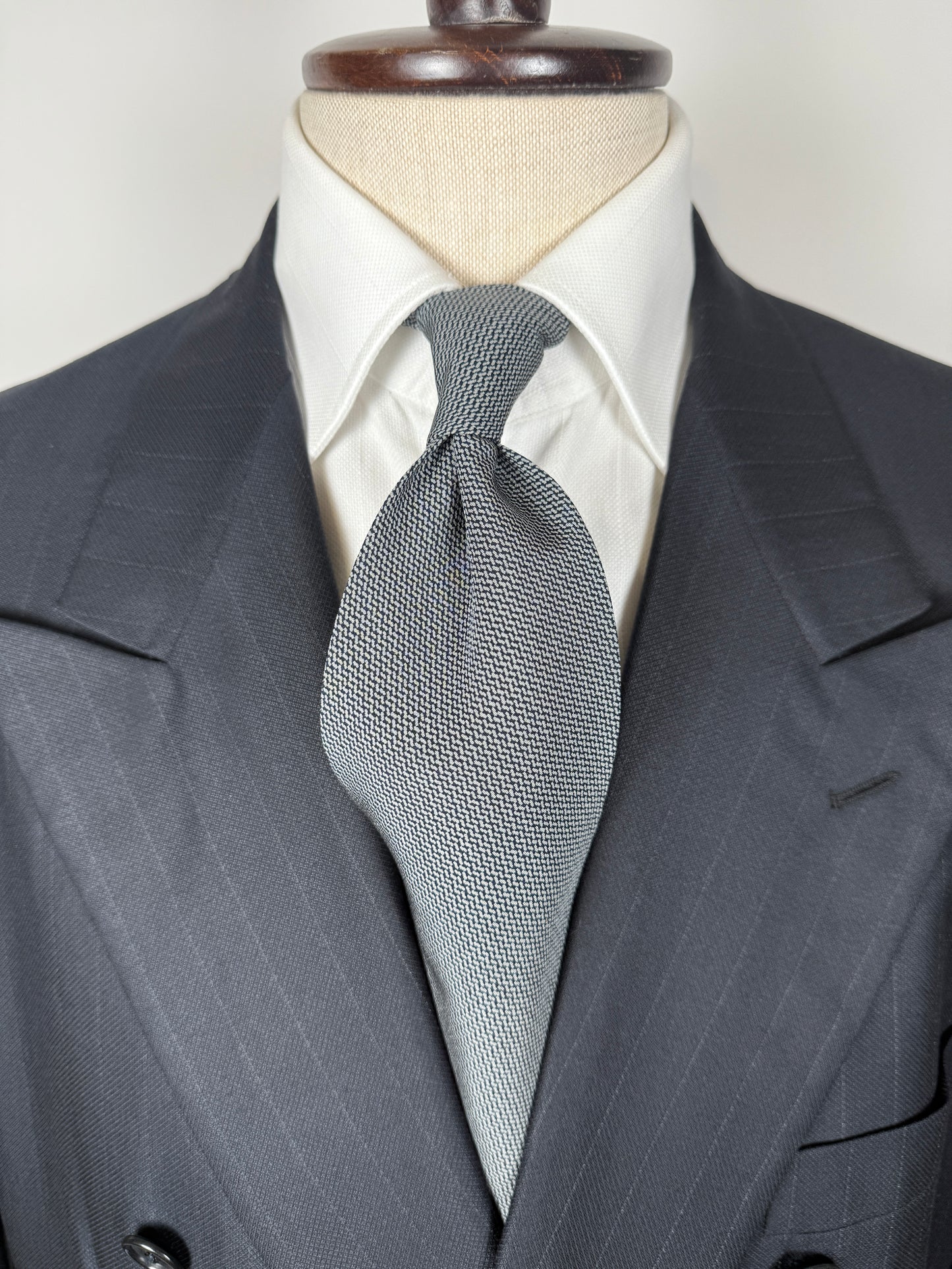 Cravatta Armani Collezioni anni ‘90 in crêpe di seta optical