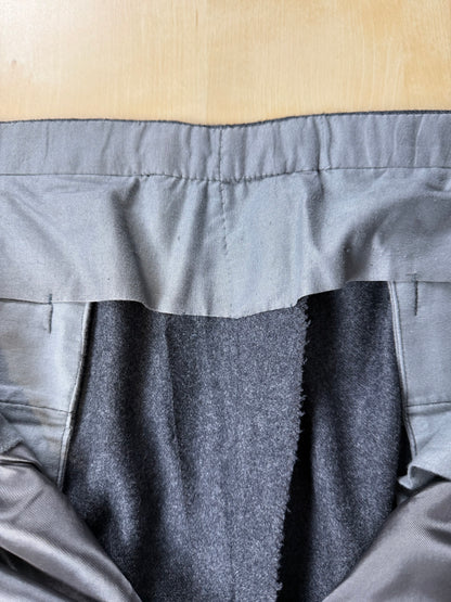 Pantaloni sartoriali anni ‘70/‘80 flanella grigia - tg. 52