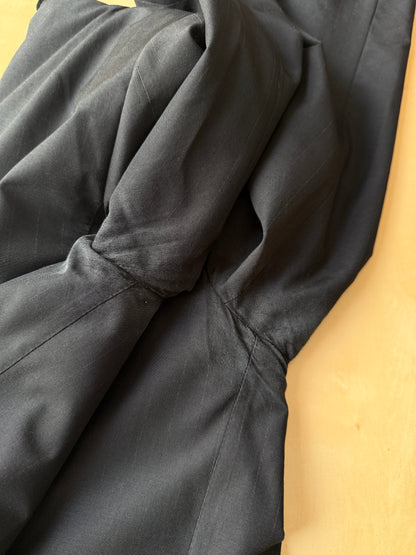 Completo Brioni estivo in seta e lana nero gessato - tg. 48