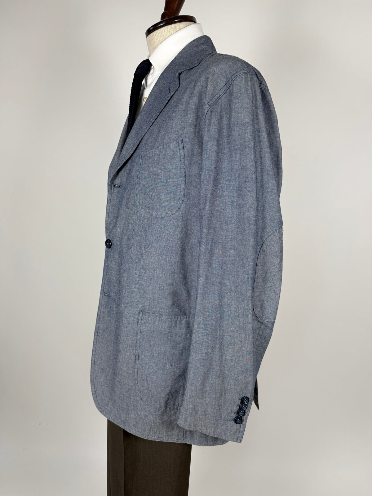 Giacca estiva De Paz in cotone chambray - tg. 58