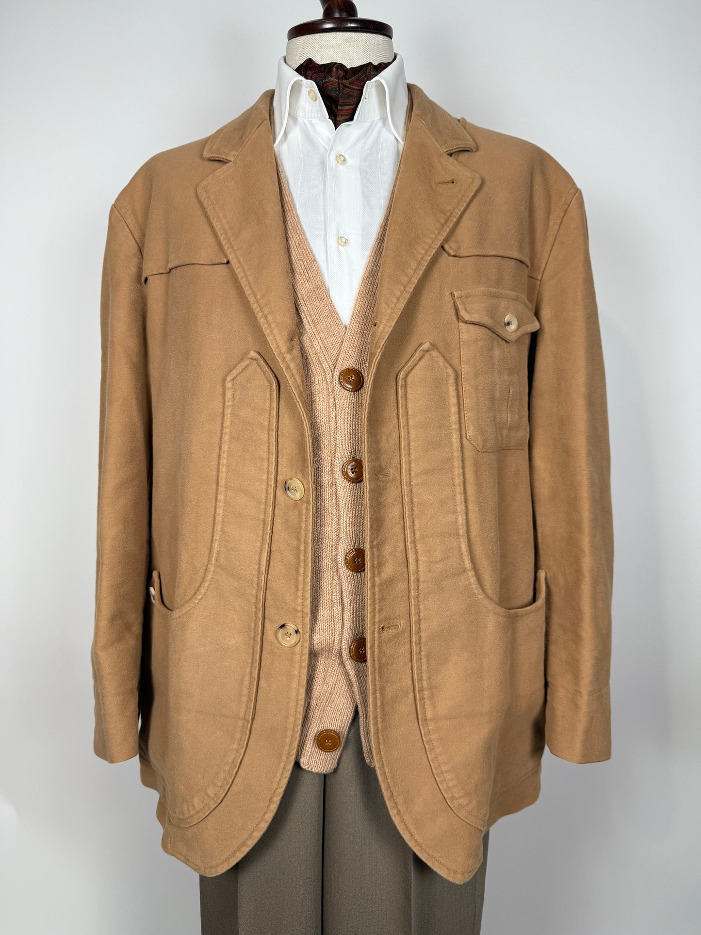 Giacca maremmana Capalbio in fustagno senape - tg. 56