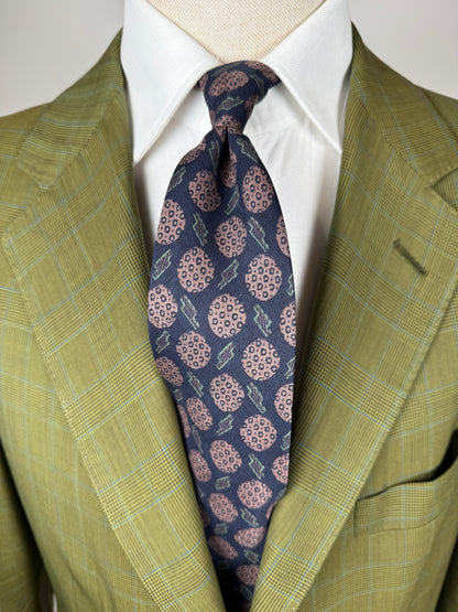 Cravatta vintage fantasia astratta