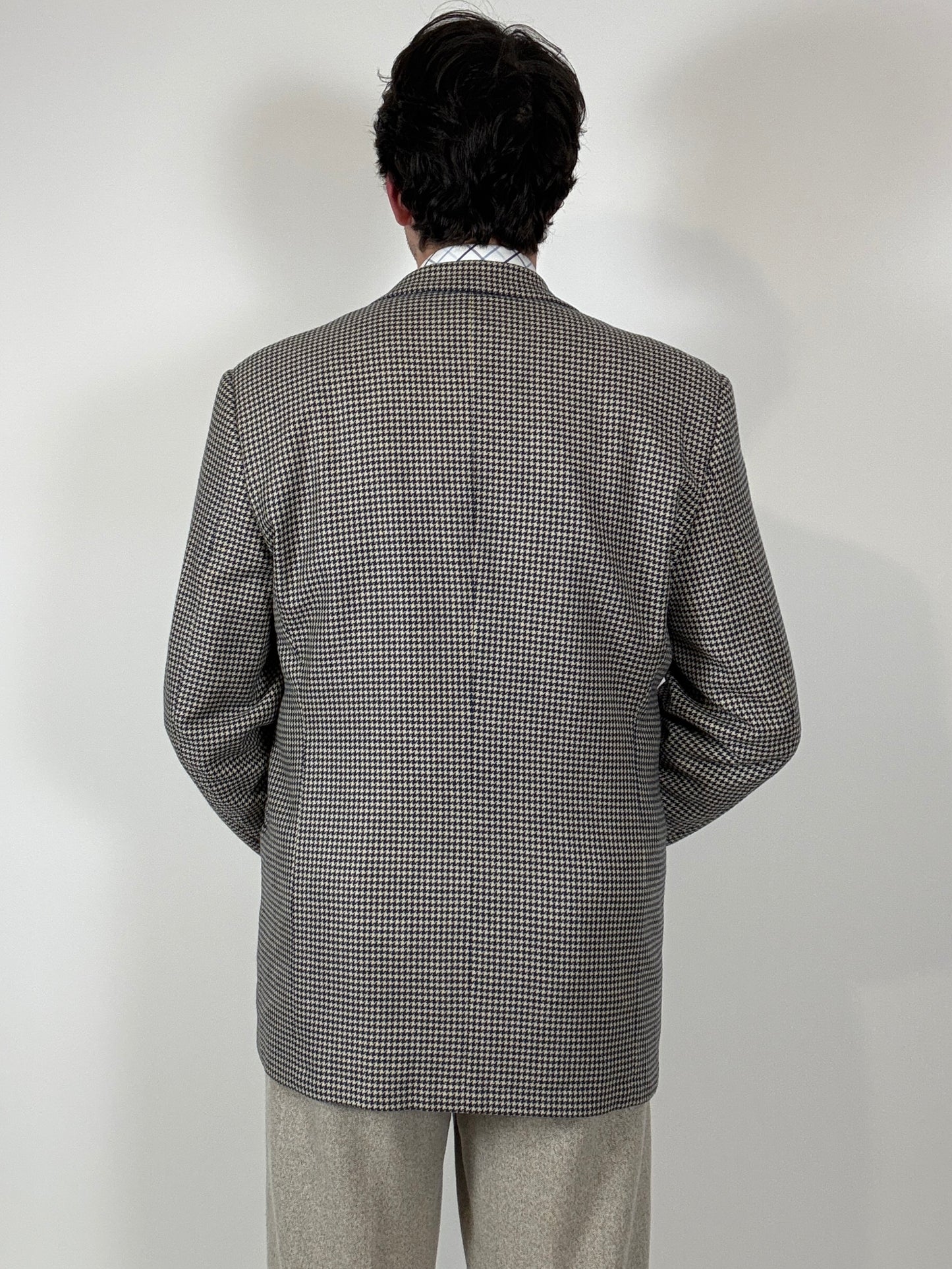 Giacca Hilton anni ‘80 100% cashmere pied-de-poule - tg. 50