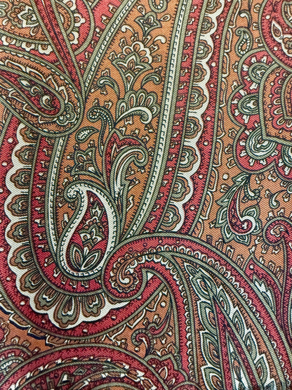 Sciarpa tubolare doppio tessuto in seta e lana