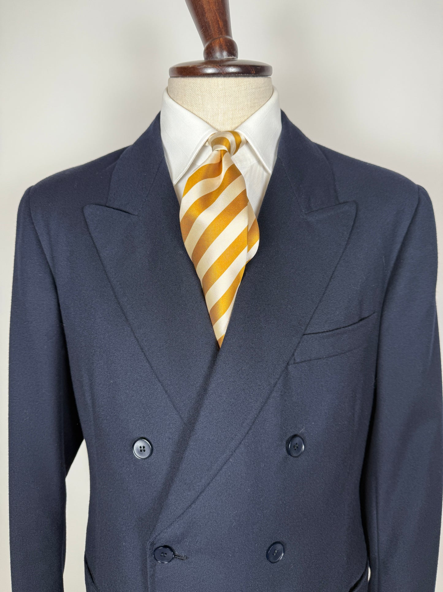 Giacca blazer doppiopetto sartoriale anni ‘50/‘60 - tg. 52/54