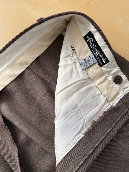 Pantaloni anni ‘80 covert marrone tabacco - tg. 48/50
