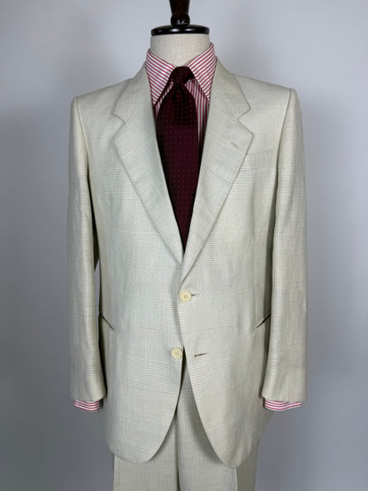 Completo Galles lino e lana anni '70/'80 - tg. 50 drop 7