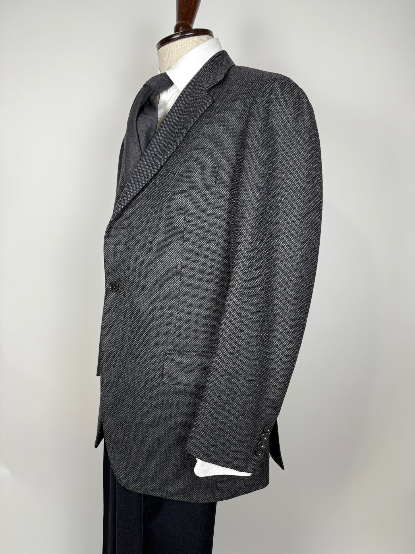 Giacca Caruso tessuto Zegna flanella occhio di pernice - tg. 52
