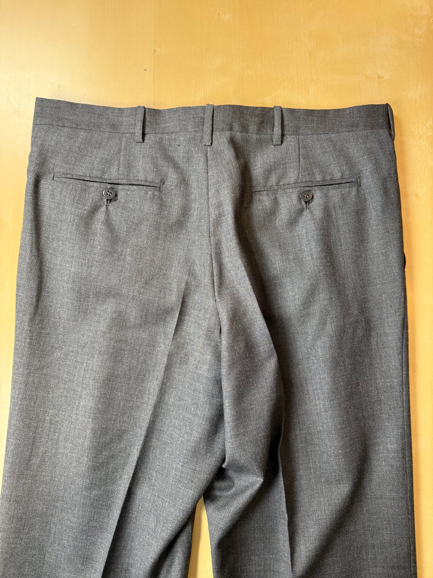 Pantaloni sartoriali fresco lana antracite - tg. 52