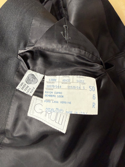 Giacca doppiopetto anni ‘80 flanella Tasmania Loro Piana - tg. 48/50