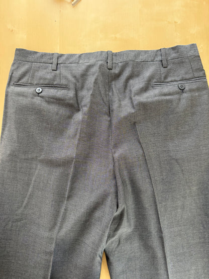Pantaloni sartoriali fresco lana trama herringbone - tg. 52
