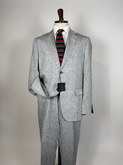 Completo in lino grigio chiaro (nuovo) - tg. 54/56