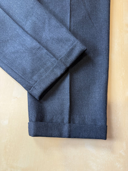 Completo Missoni anni ‘90 in flanella grigio antracite - tg. 48/50