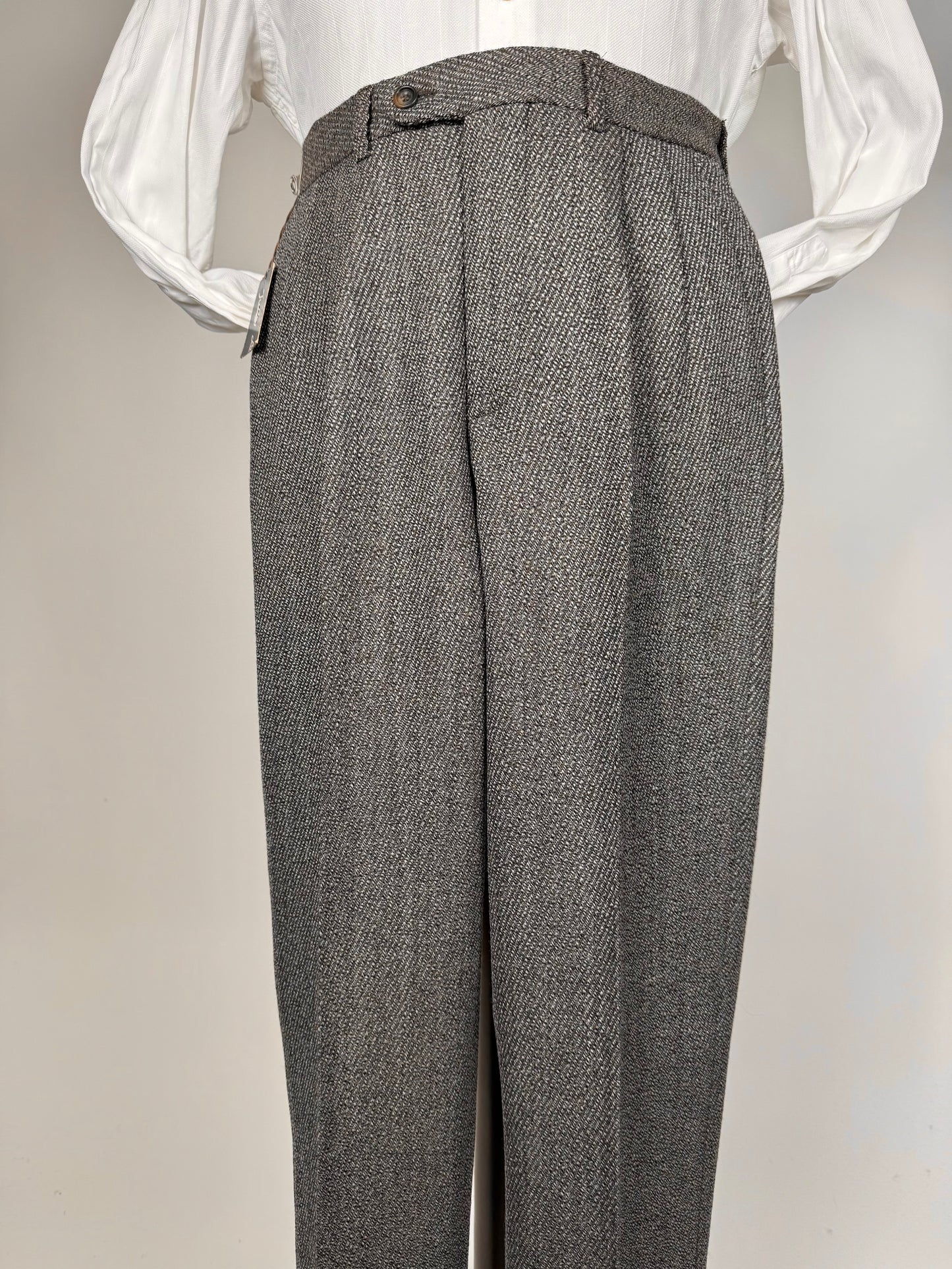 Pantaloni in tweed a coste anni ‘70/‘80 (NOS) - tg. 44