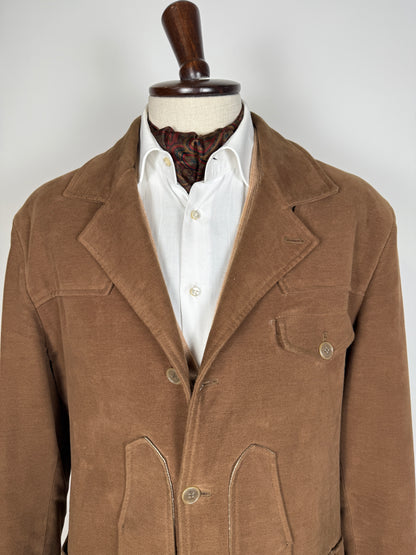 Giacca maremmana in fustagno marrone - tg. 54