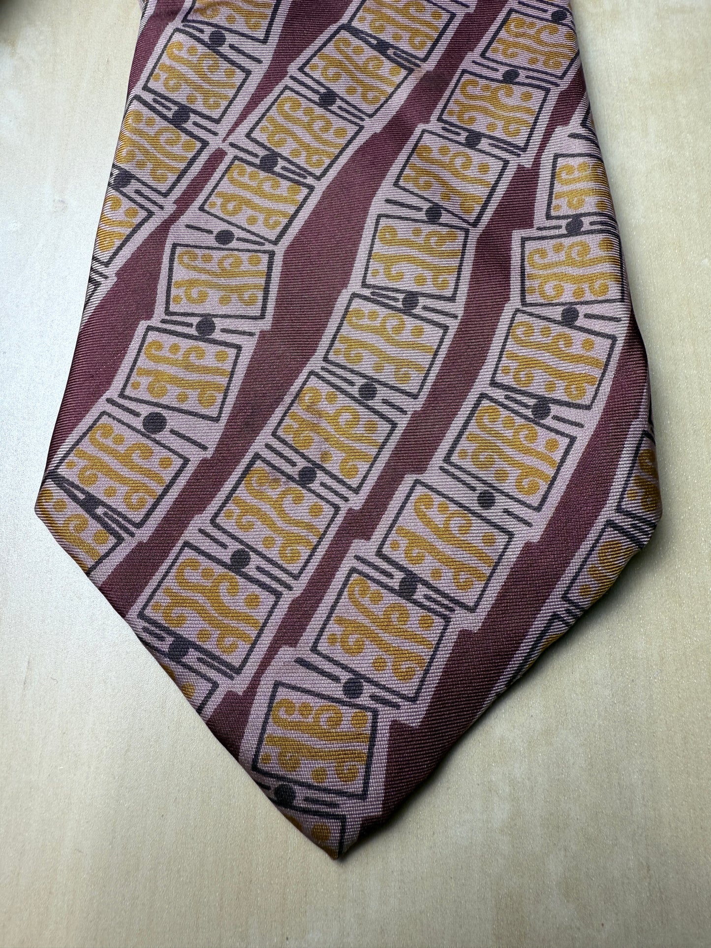 Cravatta anni ‘70 geometrica