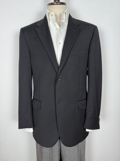 Giacca Corneliani in twill di lana nero - tg. 50/52