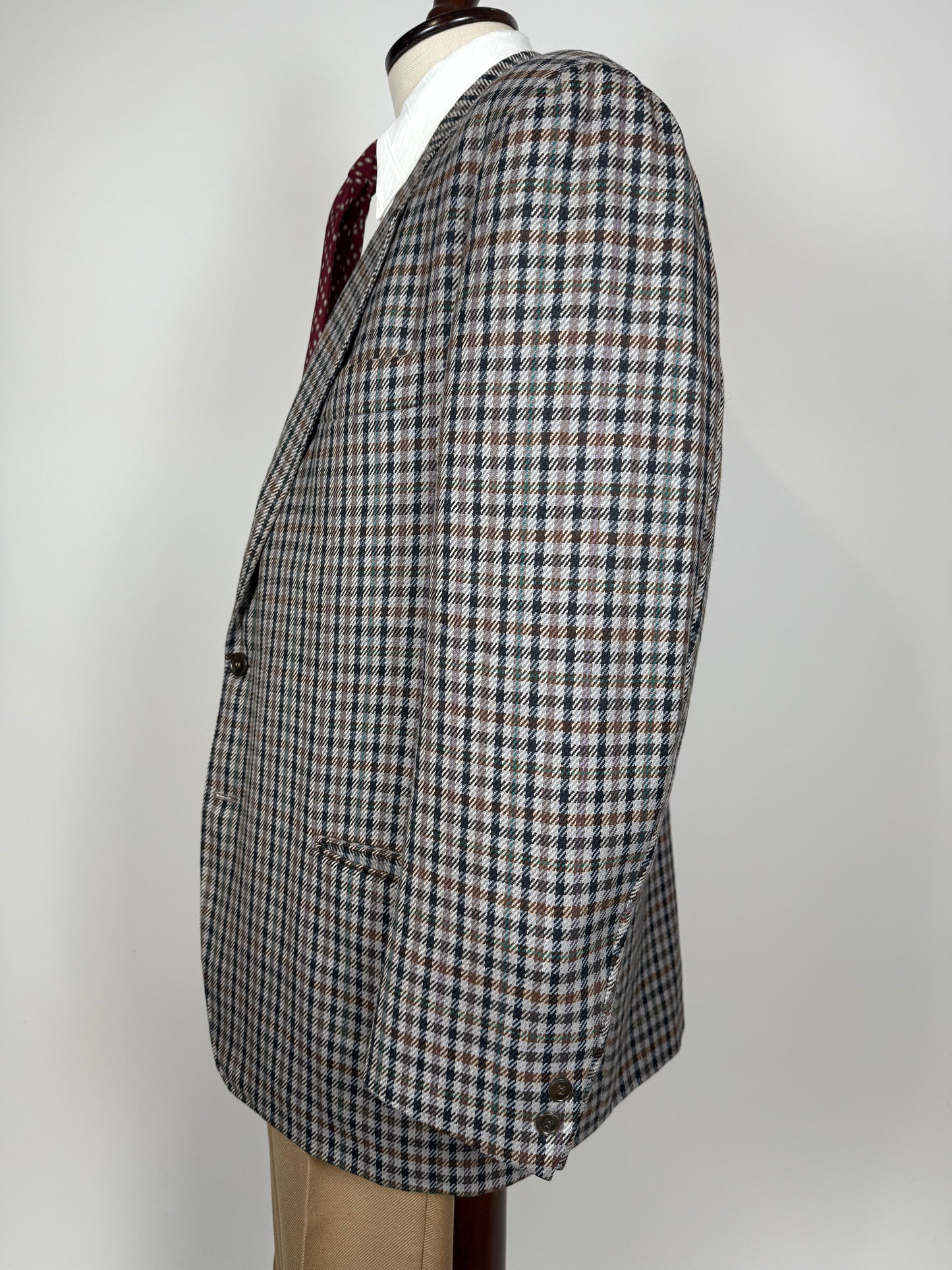 Giacca anni ‘70/‘80 quadri check - tg. 58