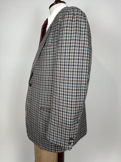 Giacca anni ‘70/‘80 quadri check - tg. 58