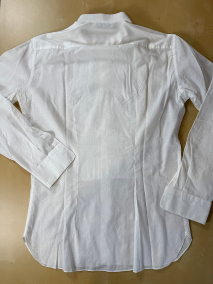 Camicia da sera collo diplomatico sparato plissettato - M collo 41