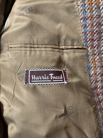 Giacca anni ‘80 in Harris Tweed shepherd’s check - tg. 48