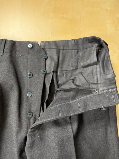 Completo anni ‘50/‘60 flanella antracite - tg. 46