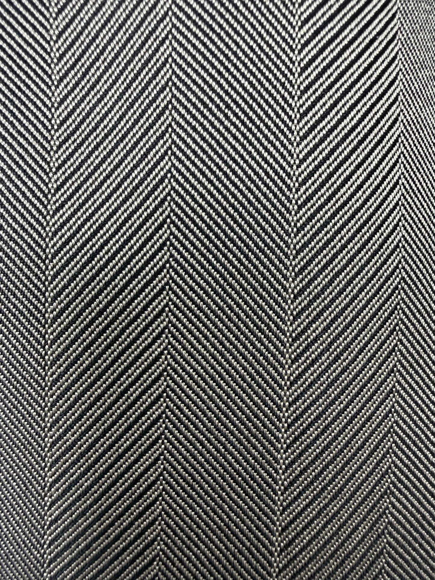 Giacca doppiopetto Christian Dior anni '70/'80 lana e seta chevrons - tg. 52 lunga