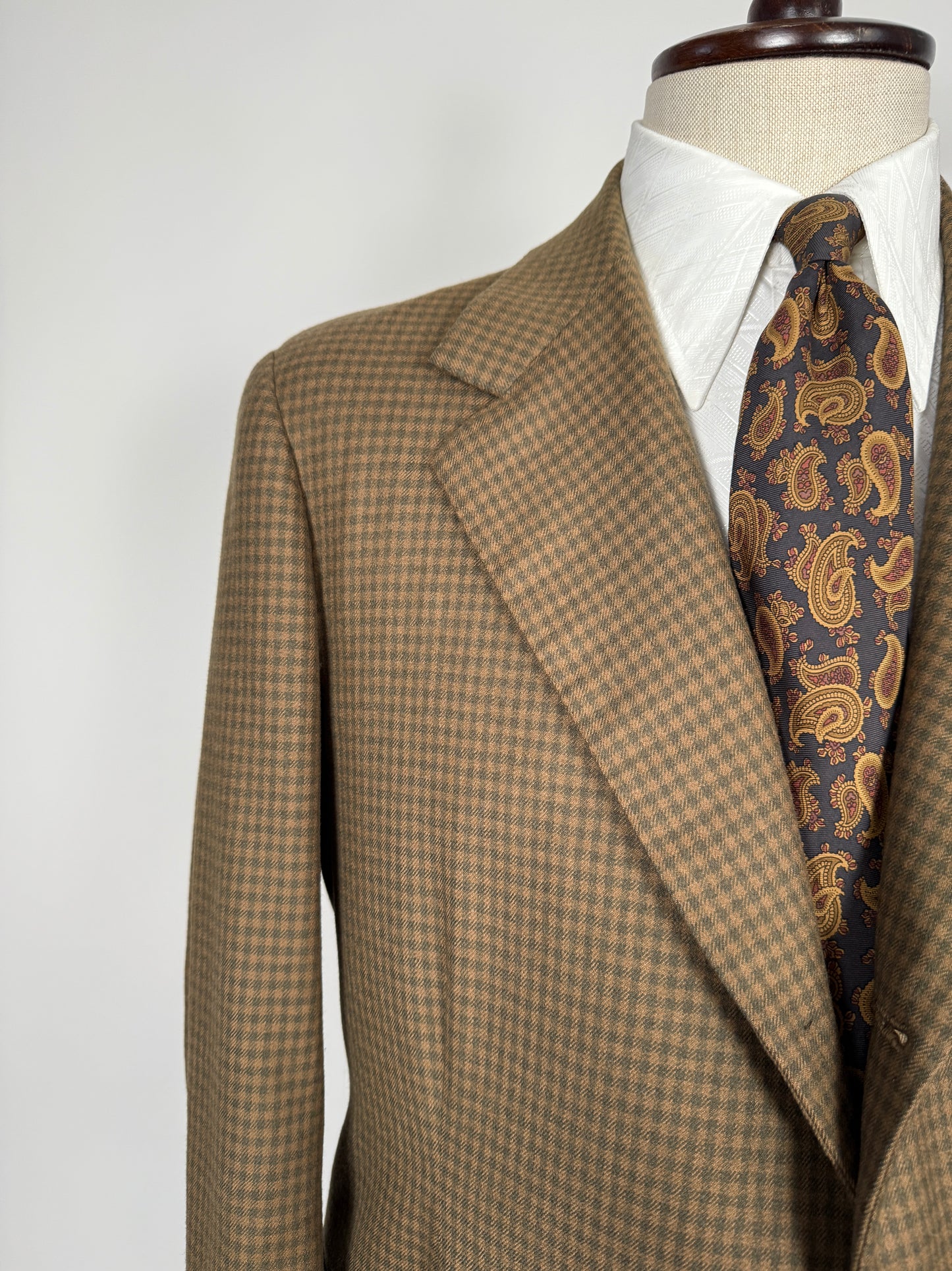 Giacca sartoriale anni ‘50 check - tg. 52 corta