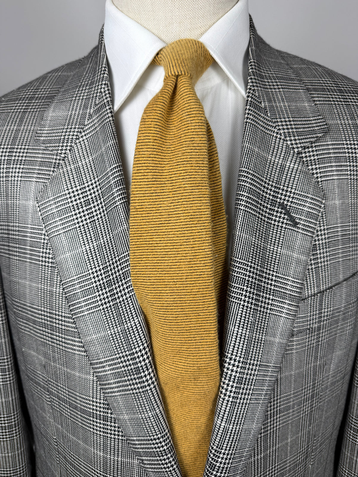 Cravatta in puro cashmere canneté
