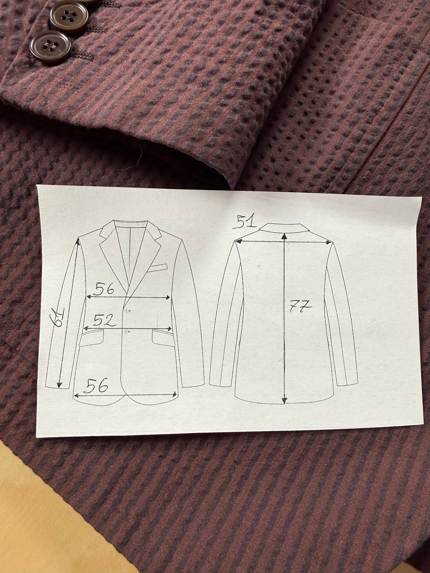 Giacca in seersucker Hugo Boss vintage - tg. 50