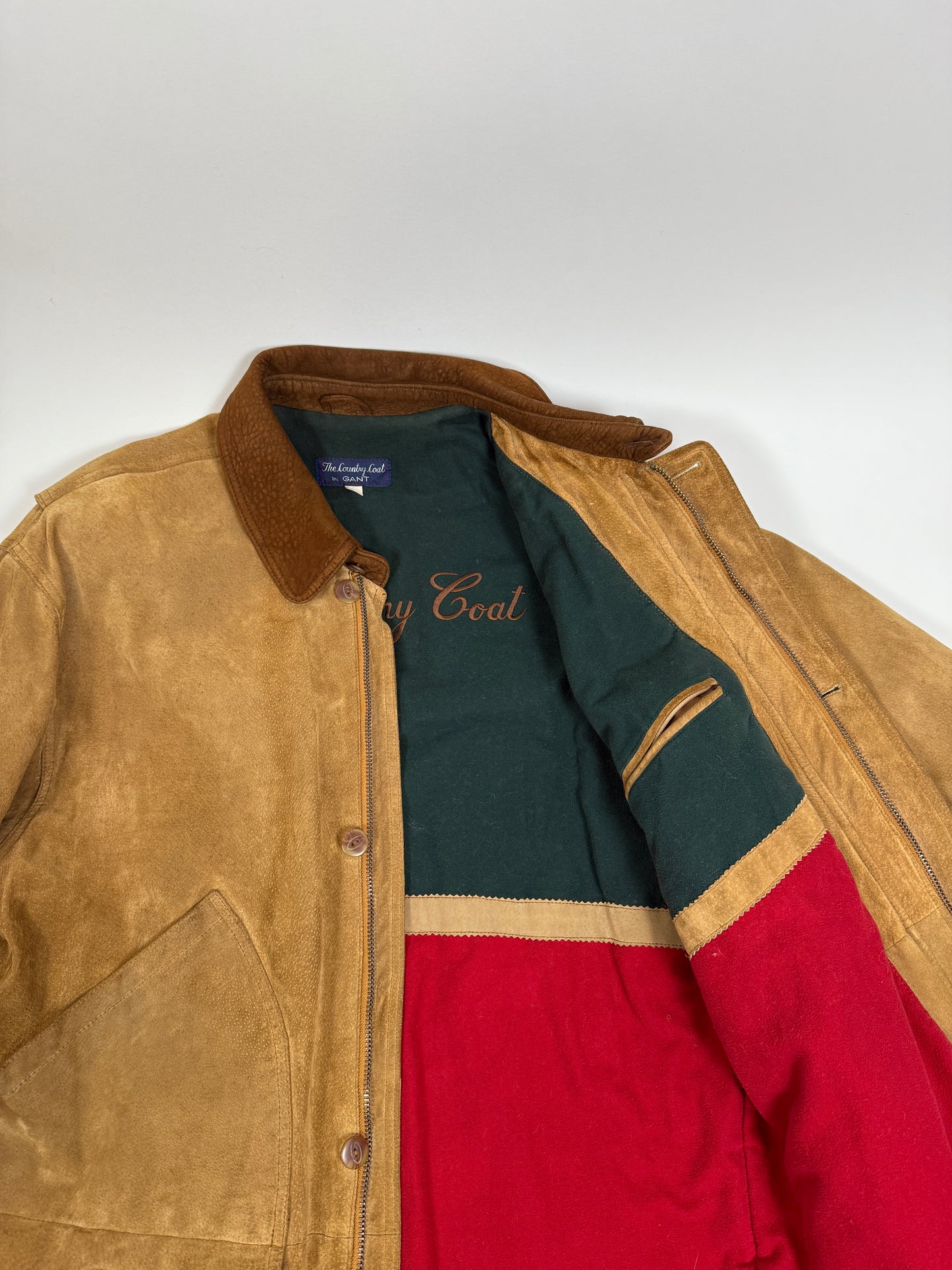 Giaccone Gant “Country coat” vintage pelle scamosciata - XL (52-56)