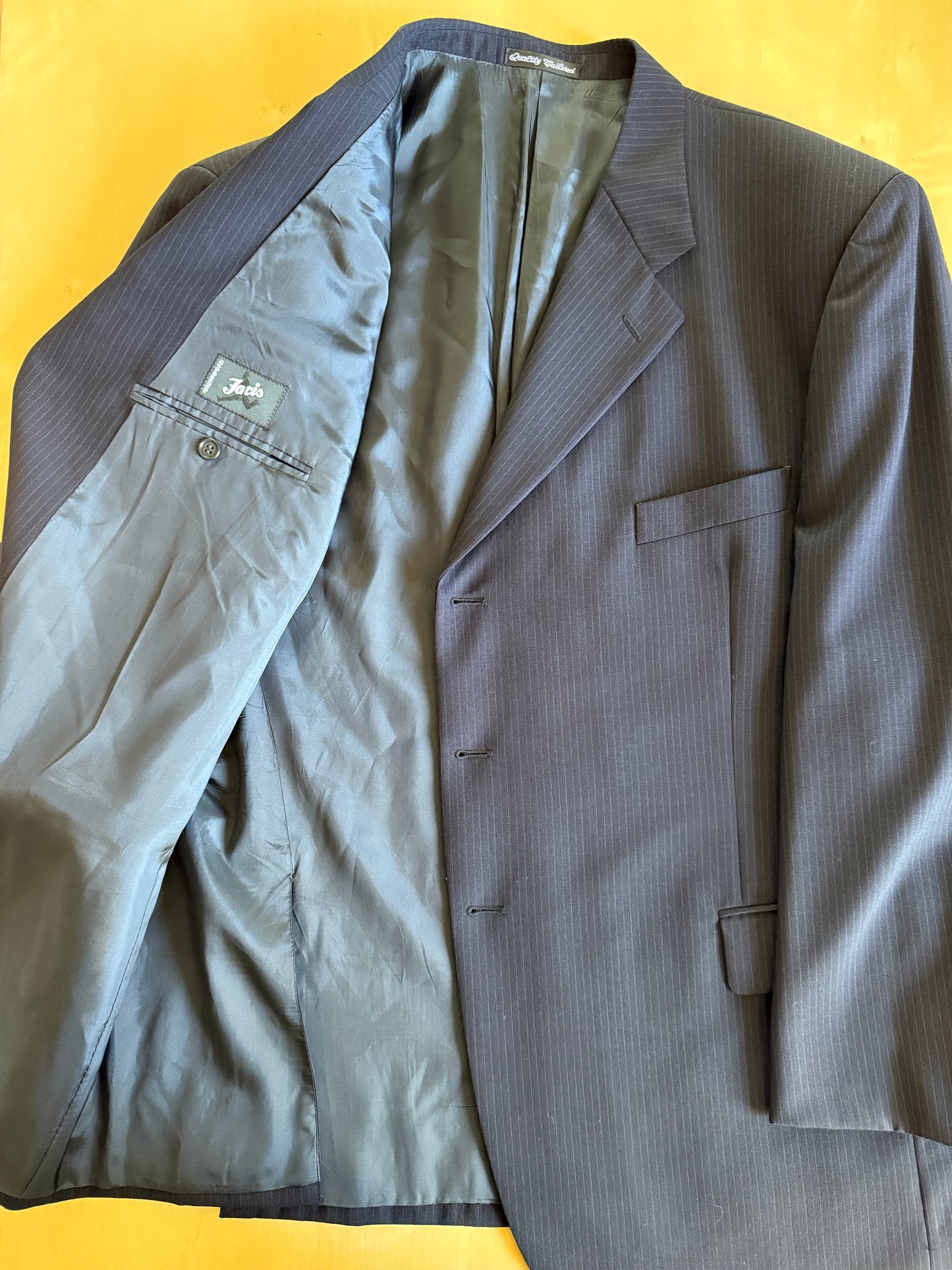 Completo Facis anni ‘90 blu gessato - tg. 58